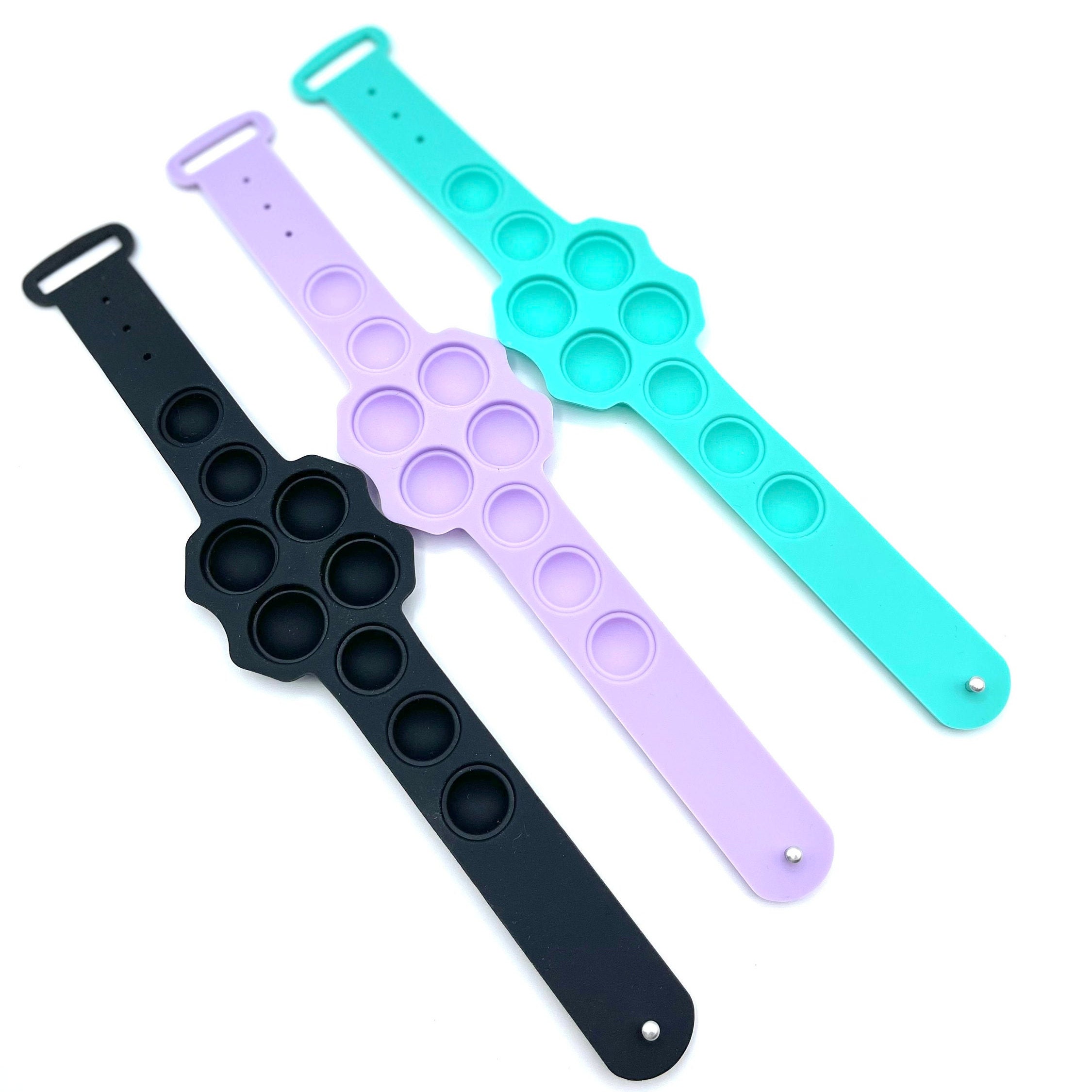 Pop It Bracelet Fidget Toy Stress Relief Sensory Etsy