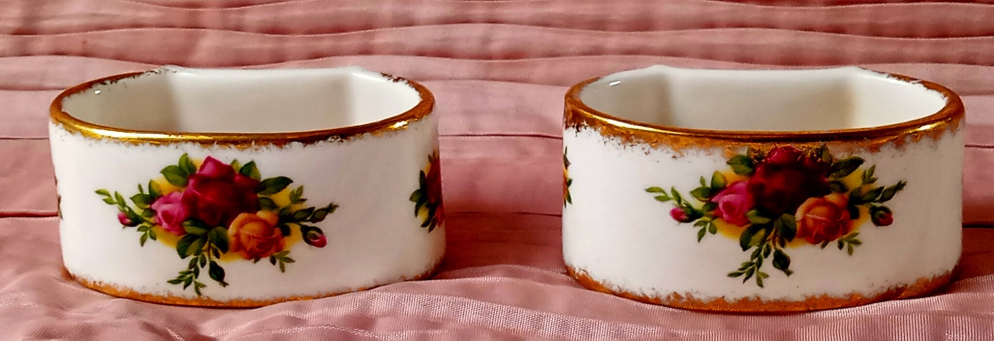 Royal Albert Old Country Roses Napkin Rings Etsy