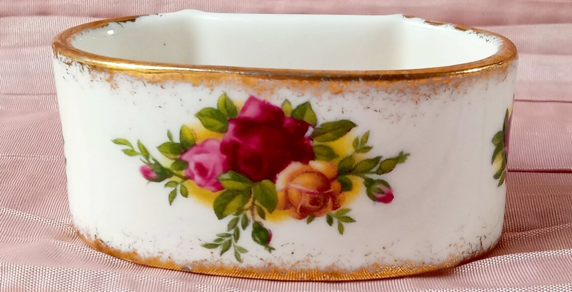 Royal Albert Old Country Roses Napkin Rings Etsy