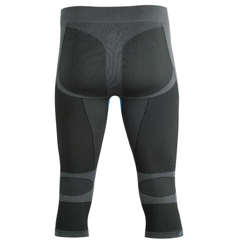 Seamless Functional Capri Biking shorts Mens 34 Workout Shorts Baselayer Compression Running Boxing Shorts
