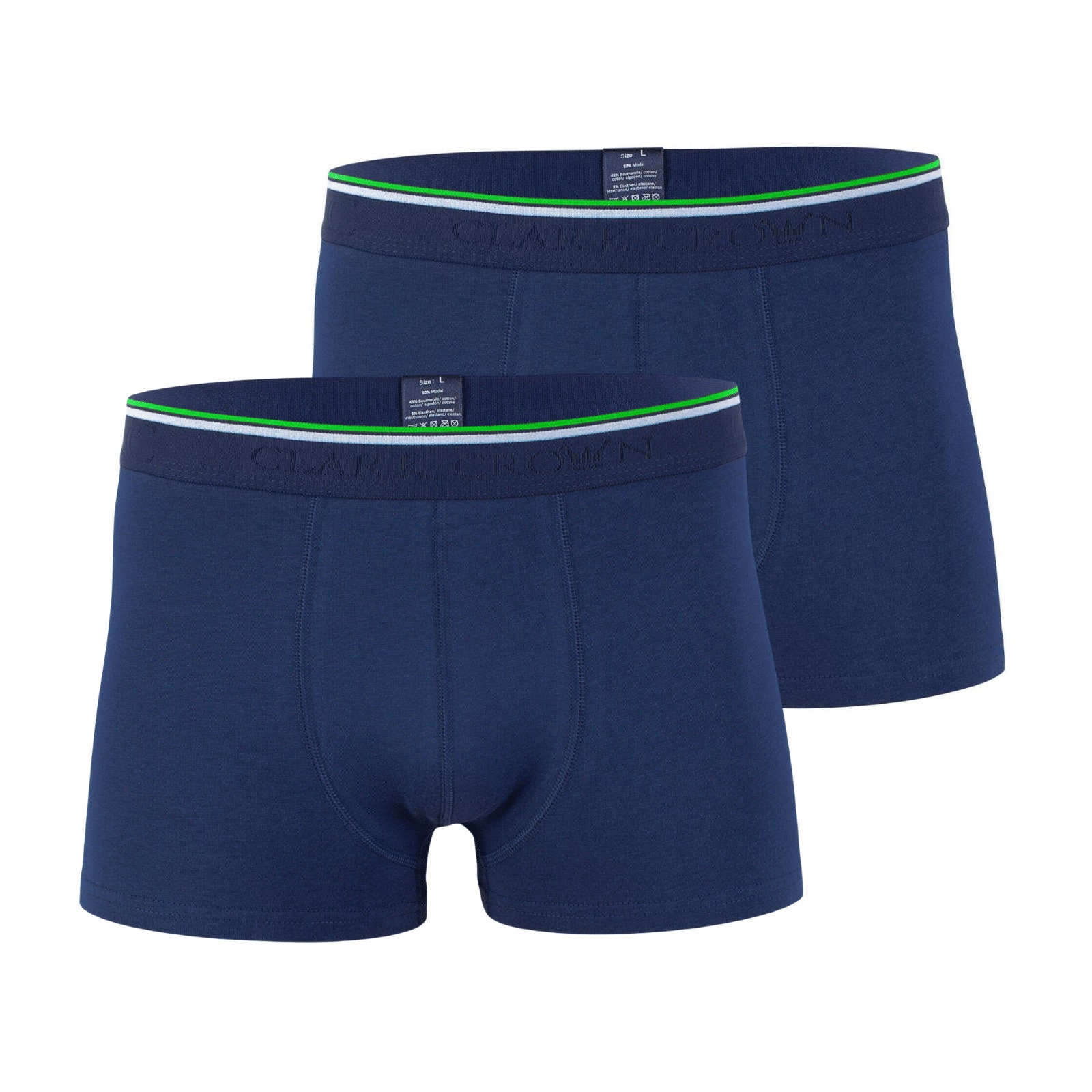Men's Bamboo Cotton Blended Underwear Boxer Trunks 