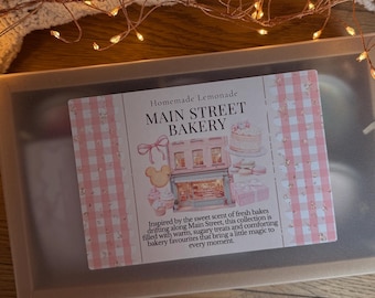 Main Street Bakery Wax Melt Gift Box | Magical Bakery Scent Collection | Sweet Treat Wax Melts | Nostalgic Theme Park Inspired Scents