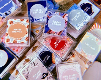 Disney inspired wax melts | choose your scent | soy wax melt snap bars | disney parks scents | vegan and cruelty free | strong scent