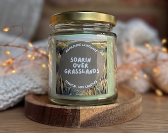 Soarin' over Grasslands | Magical soy wax candle | cruelty free & vegan