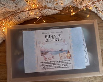 Rides & Resorts Wax Melt Gift Box | Theme Park Inspired Scents | Hotel Lobby and Ride Scent Collection | Magical Scents