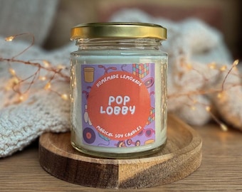 Pop Lobby | Magical soy wax candle | cruelty free & vegan