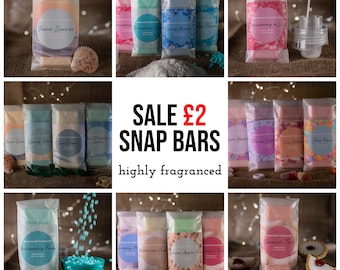 Highly scented wax melt snap bars | choose your scent | vegan soy wax | highly fragranced, long lasting | aromatherapy