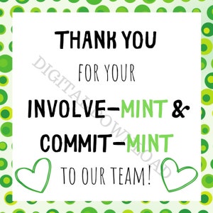 Thank you for your involve-mint and commit-mint to our team Digital Download