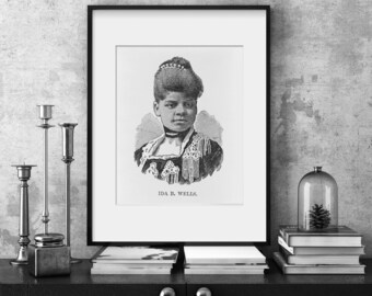 Ida B Wells Art Etsy