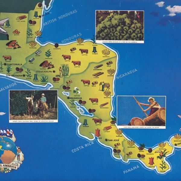 Central America Map Puzzle Etsy - Il 600x600.4208967802 Mty0