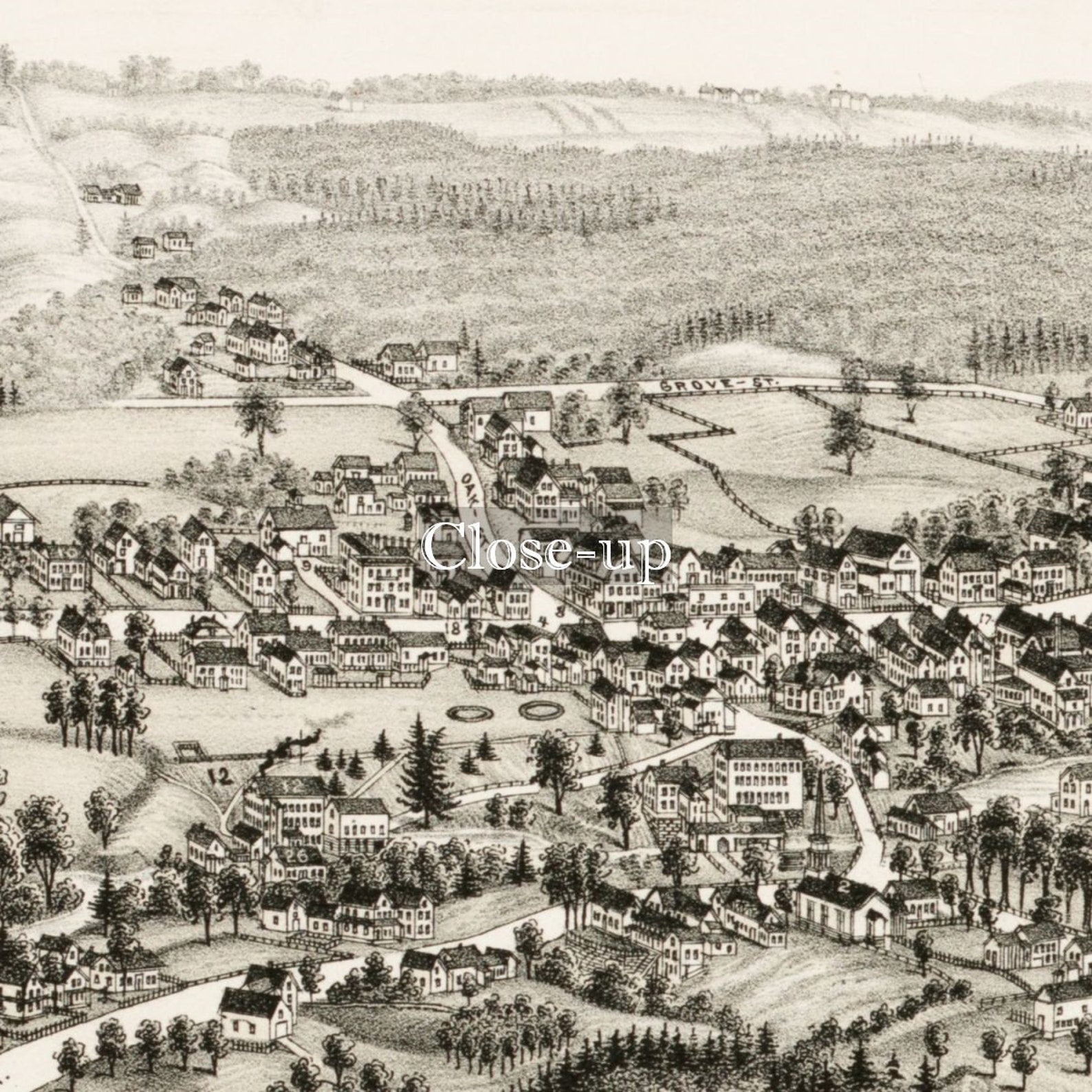 Map 1888 Map Maine York Springvale Springvale Maine Etsy