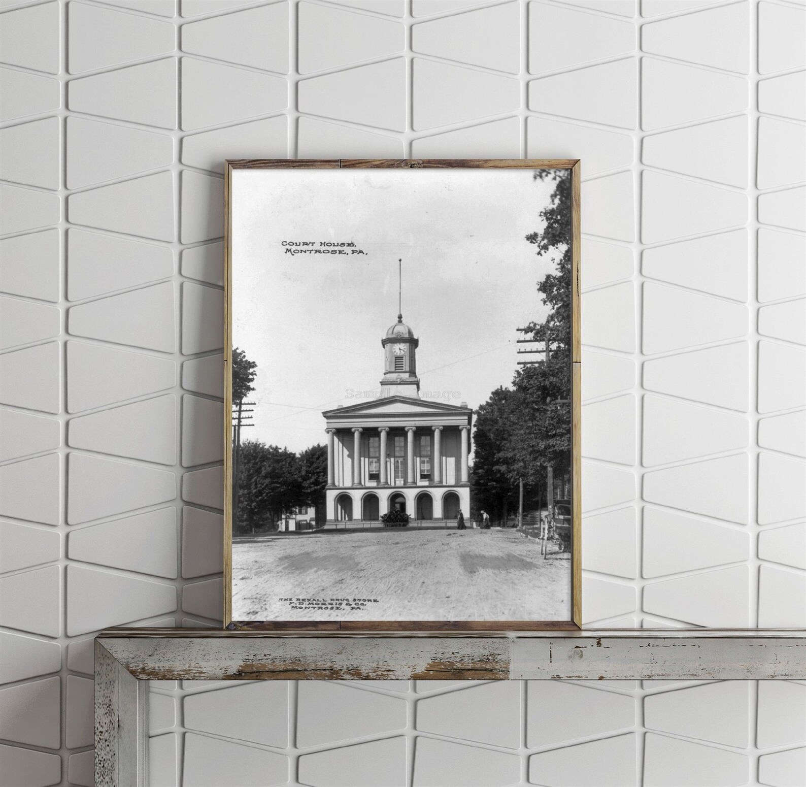 Photograph of Courthouse Montrose Pennsylvania Etsy