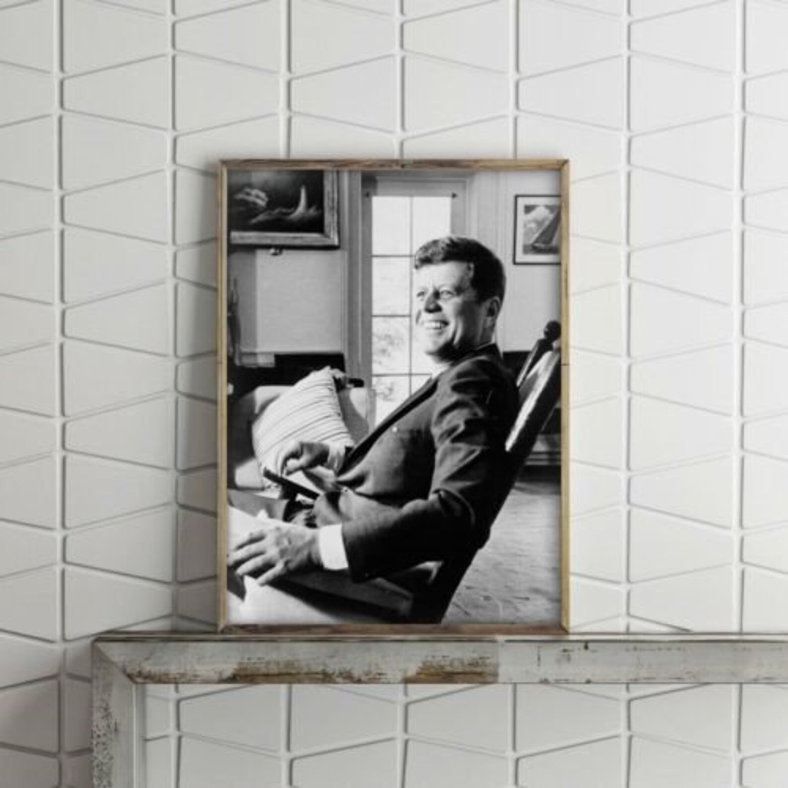 Photo: President John F. Kennedy in Rocking Chair May 29 - Etsy