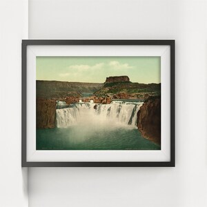 Photo: Shoshone Falls, Waterfalls, Idaho, c1898