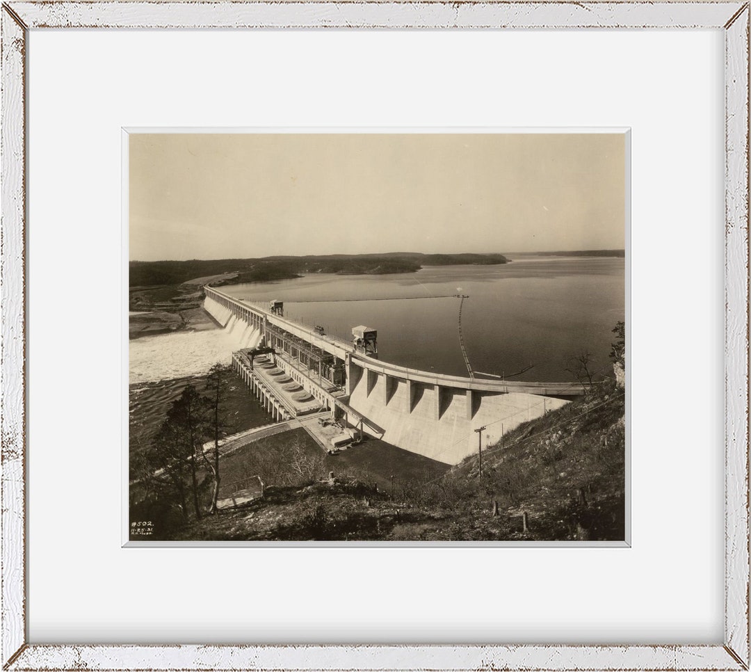 Photo: Colorful Lake Land of the Ozarks 1931 Bagnel Dam - Etsy