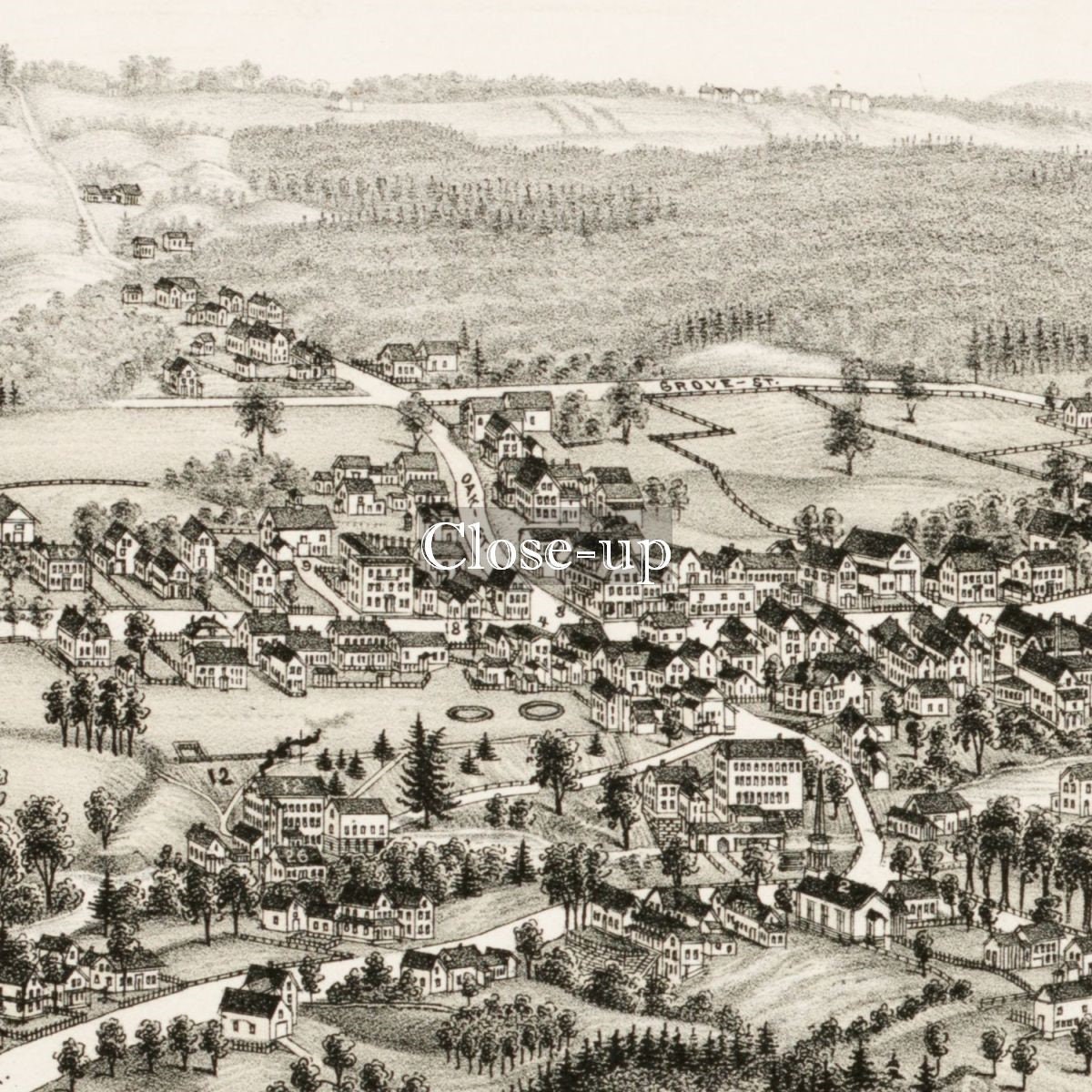 Map 1888 Map Maine York Springvale Springvale Maine Etsy