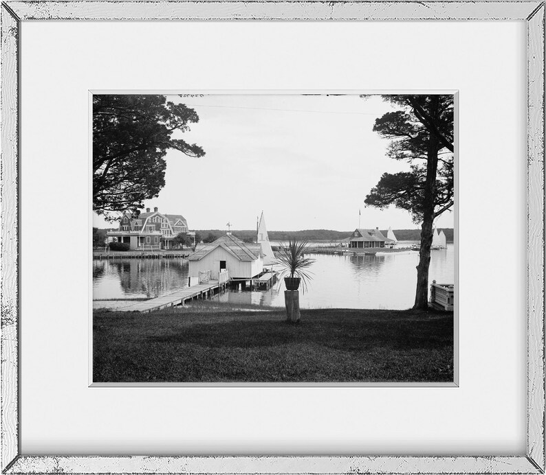 19001910 Photograph Shelter Island Yacht Club Prospect Etsy