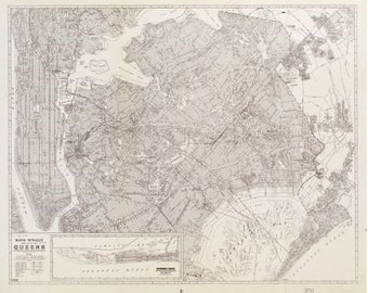 Map of Rand McNally Queens : from Rand McNally metropolitan of New York City. Ne