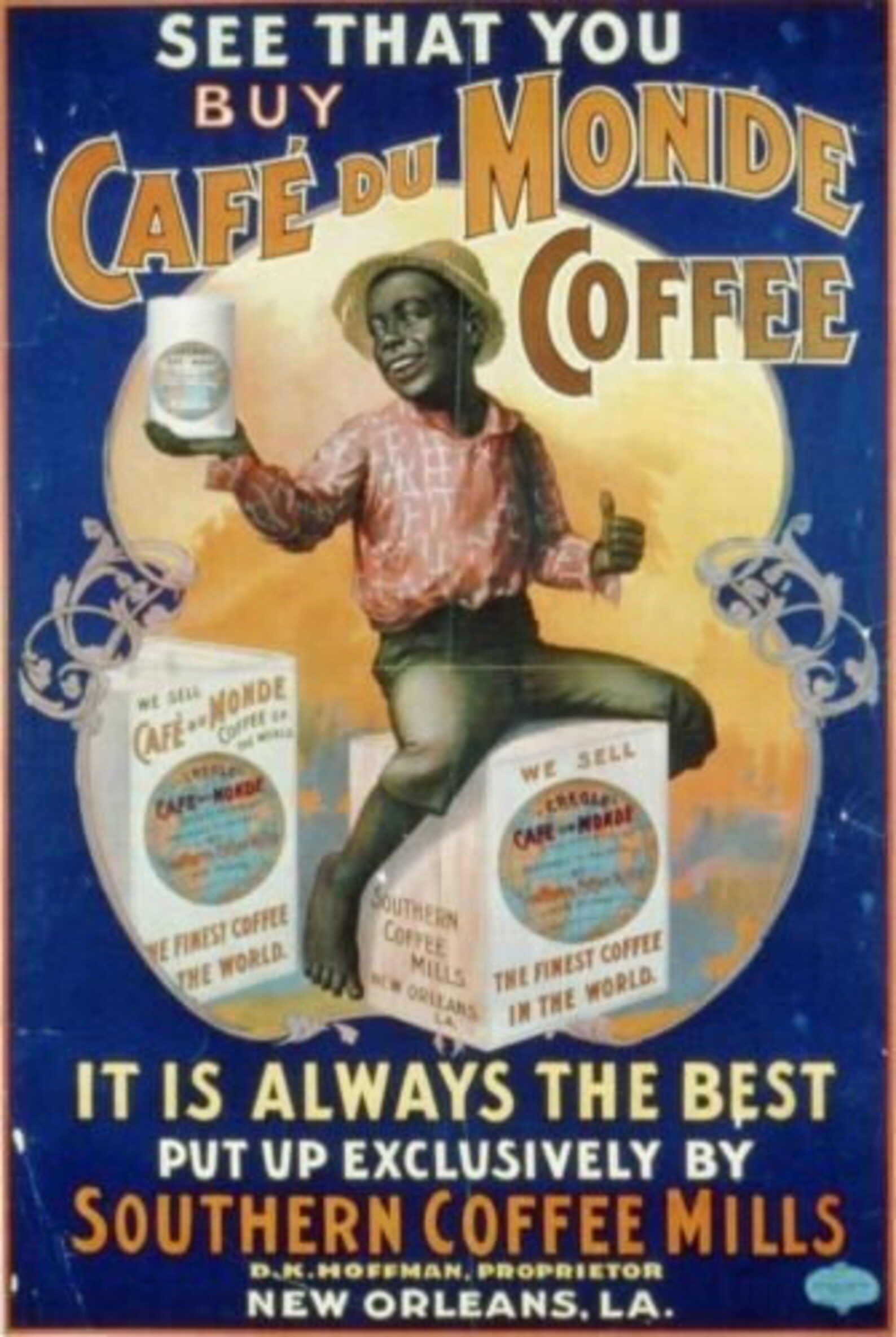 Photo Cafe Du Monde Coffee 1899 Southern Coffee Mills D.K. Etsy