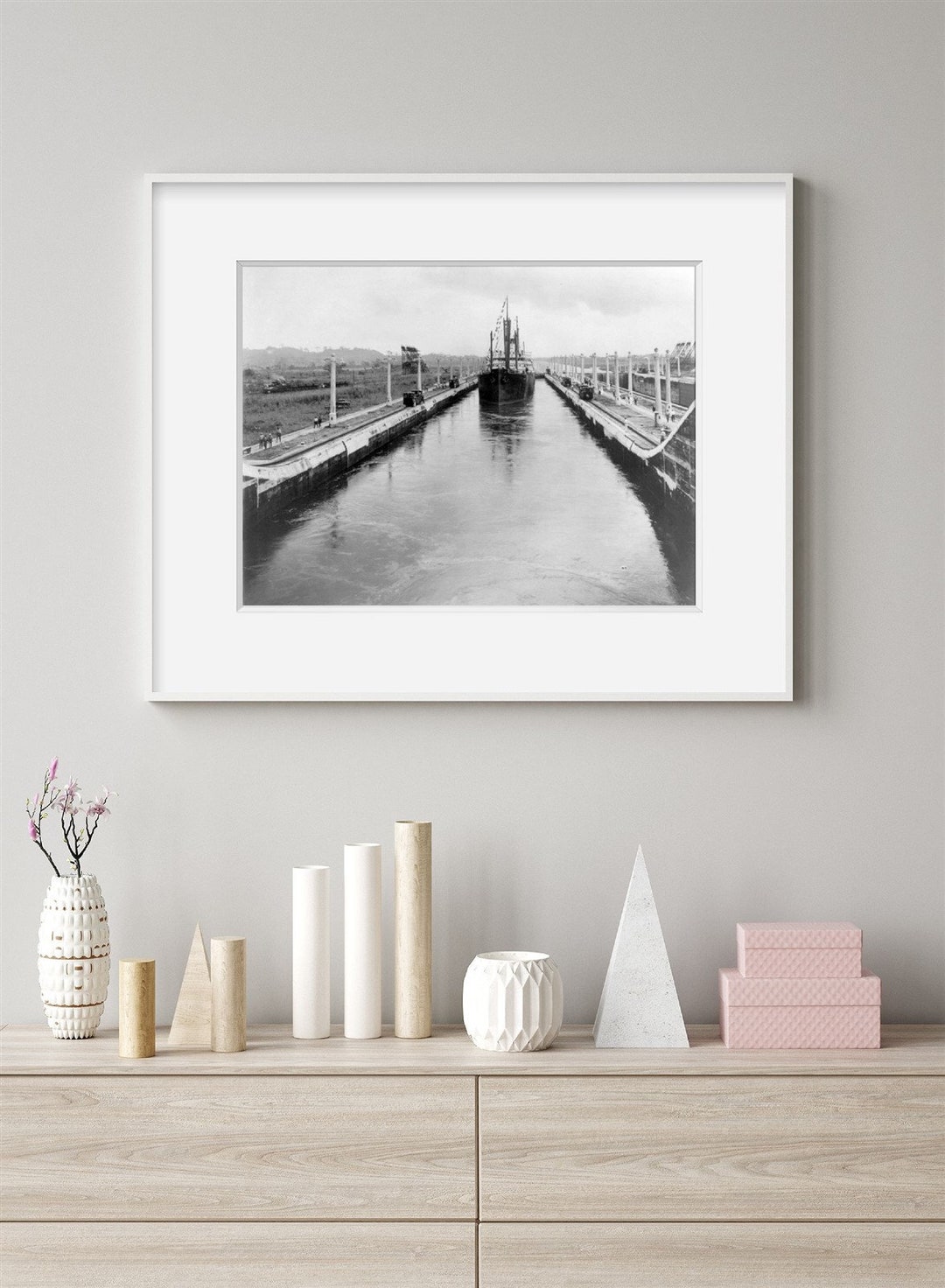 Photo: Opening of the Panama Canals.s. Anconwest - Etsy