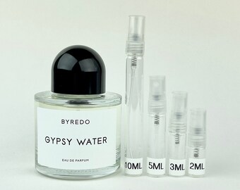 Byredo Gypsy Water Eau De Parfum Sample 2ml, 3ml, 5ml and 10ml