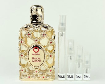 Orientica Royal Amber Eau De Parfum Sample 2ml, 3ml, 5ml, 10ml