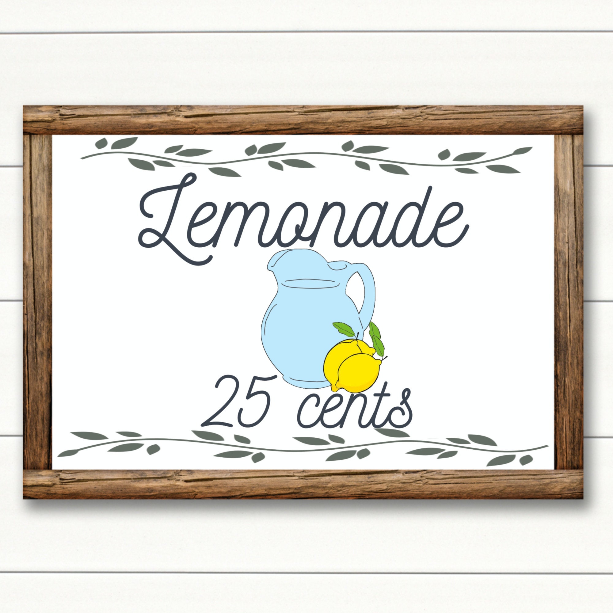 Lemonade 25 Cents svg png eps jpg pdf Etsy