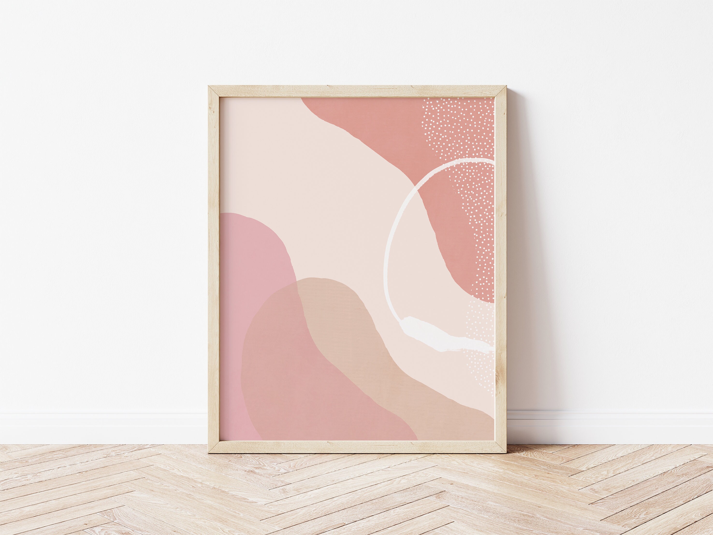 Blush Pink Print Set of 2/ Pastel Pink Wall Art/ Gallery Wall Etsy