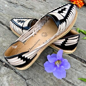 betts chain leather huarache shoes
