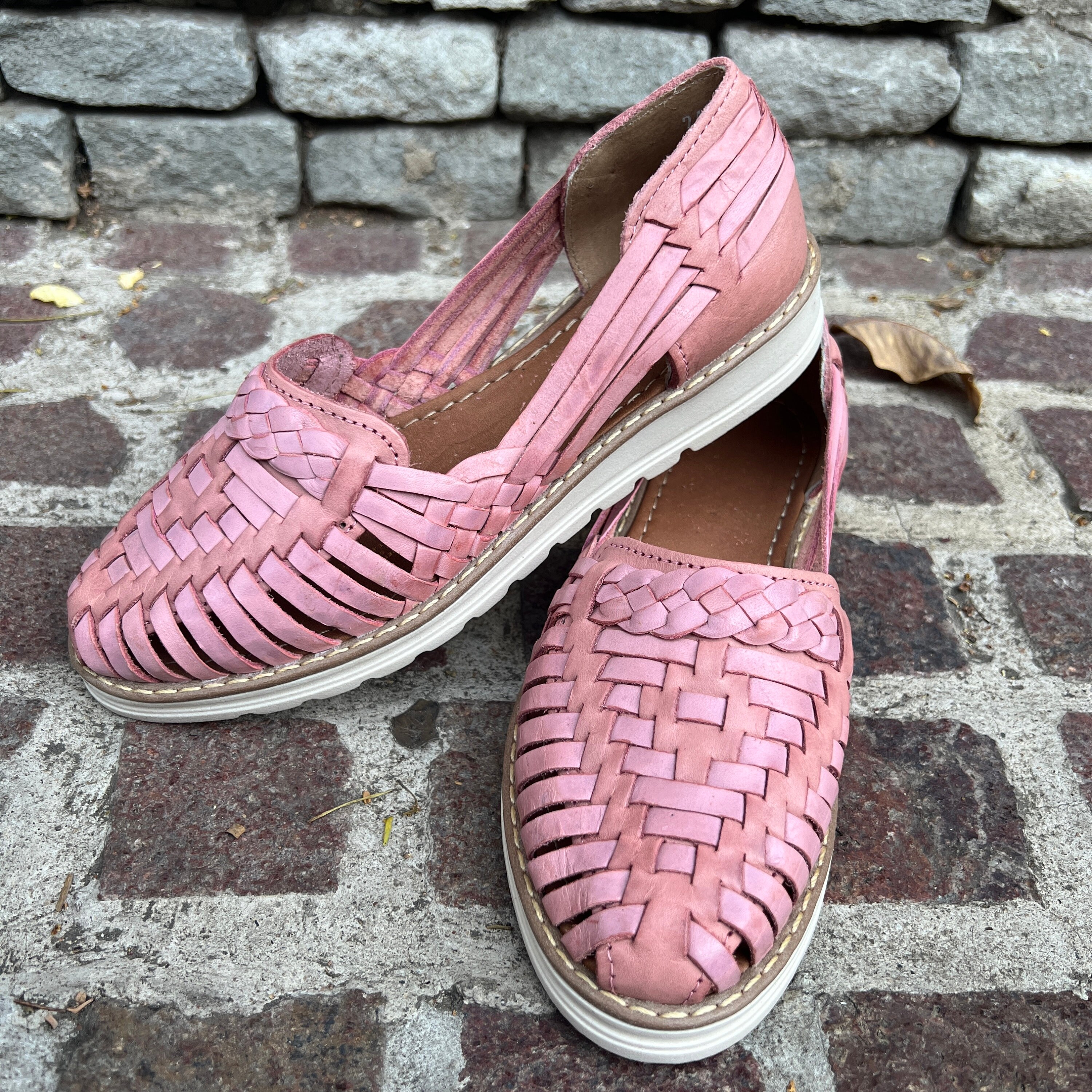 Huaraches rose pink deals