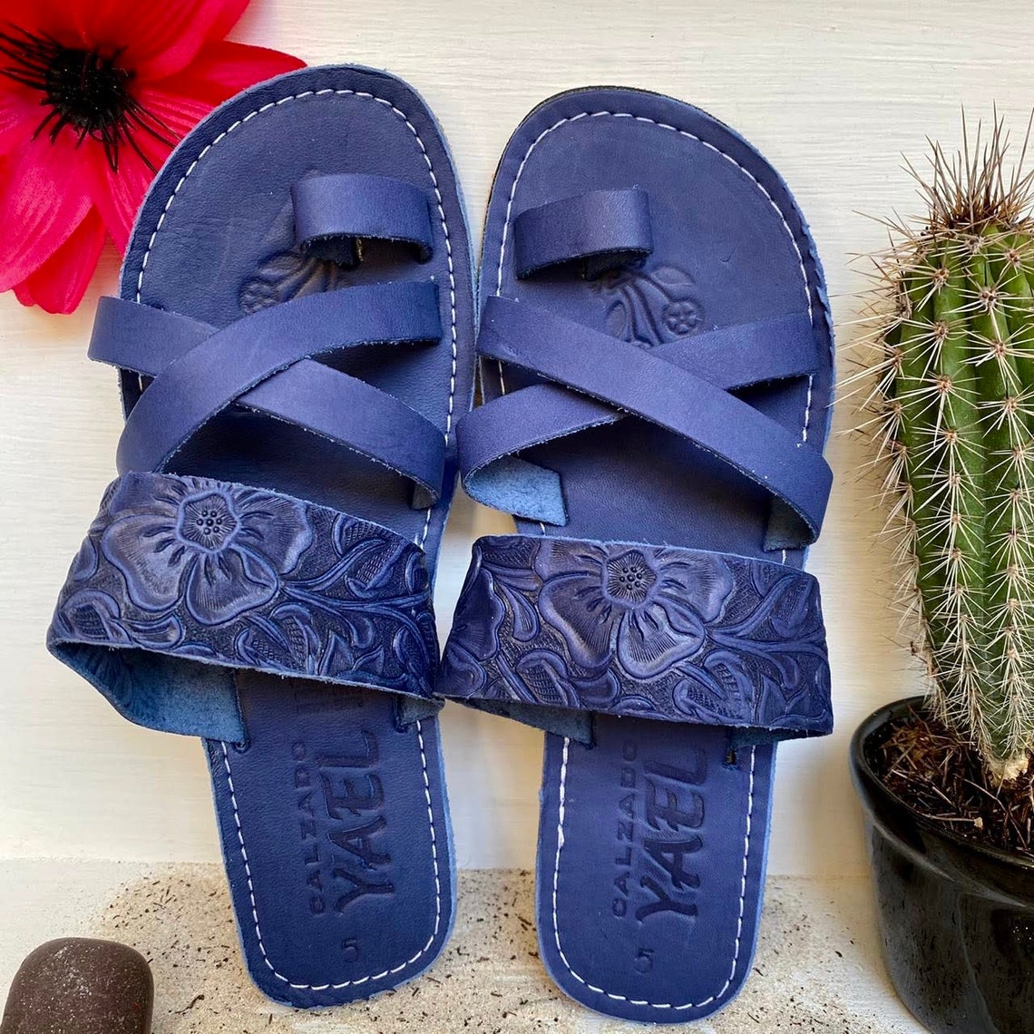 handmade mexican leather sandals