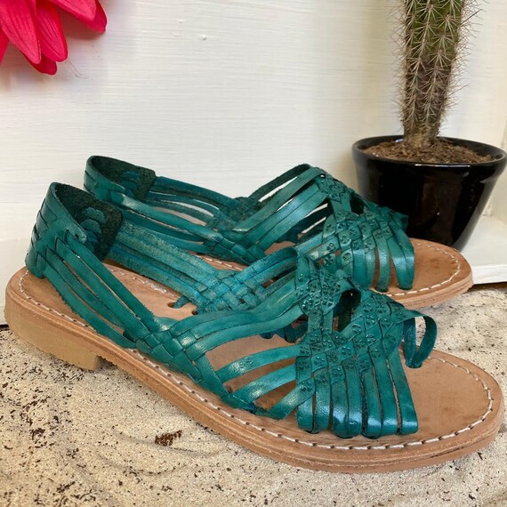 Green slip deals on sandals