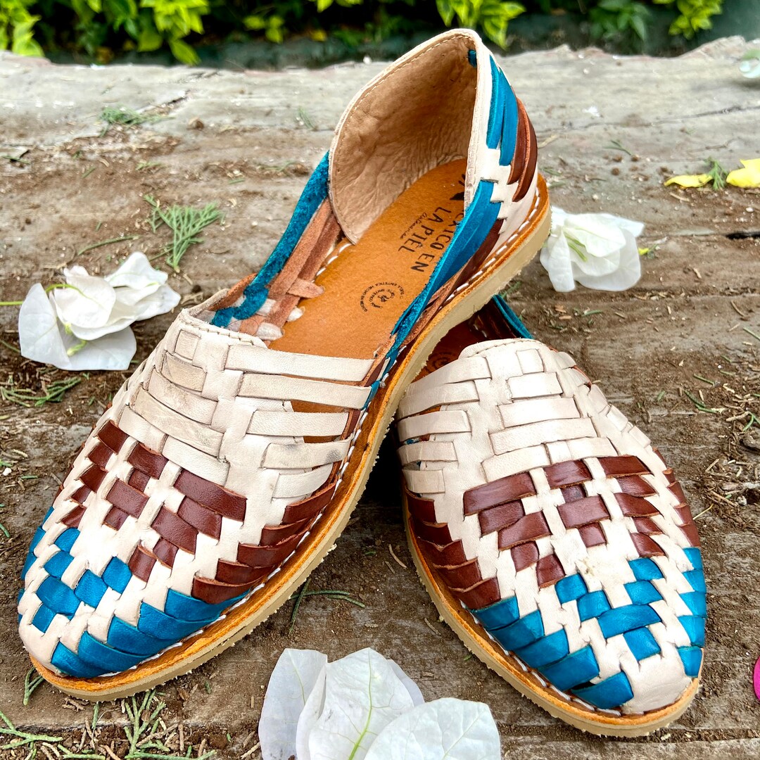 Mexican LEATHER SANDALS Huaraches. Mexican Leather Shoes. Huarache