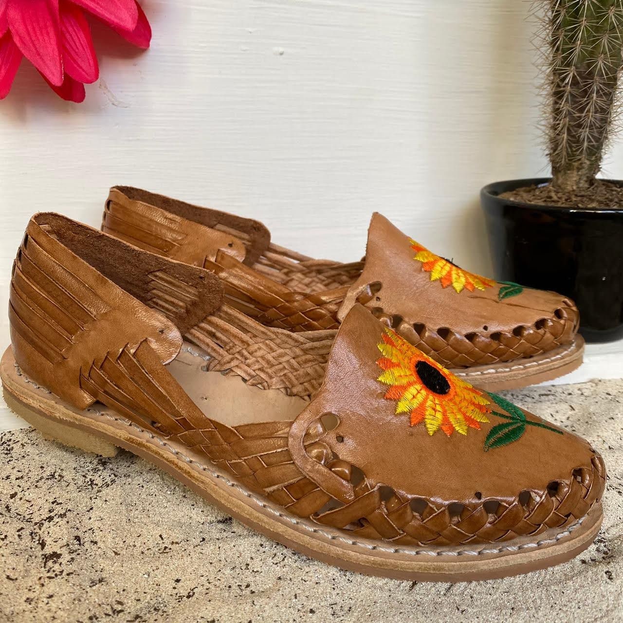 huaraches sunflower