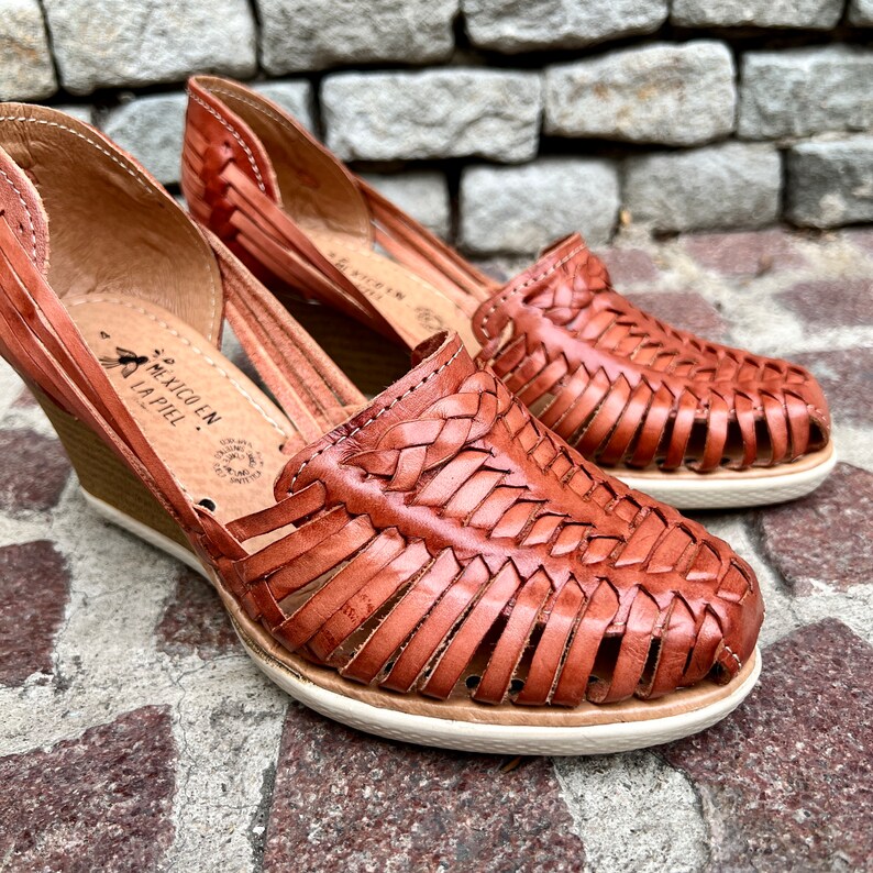 Mexican Artisanal Sandals 50% Leather, 50% Synthetic Shedron  603784 main image 1