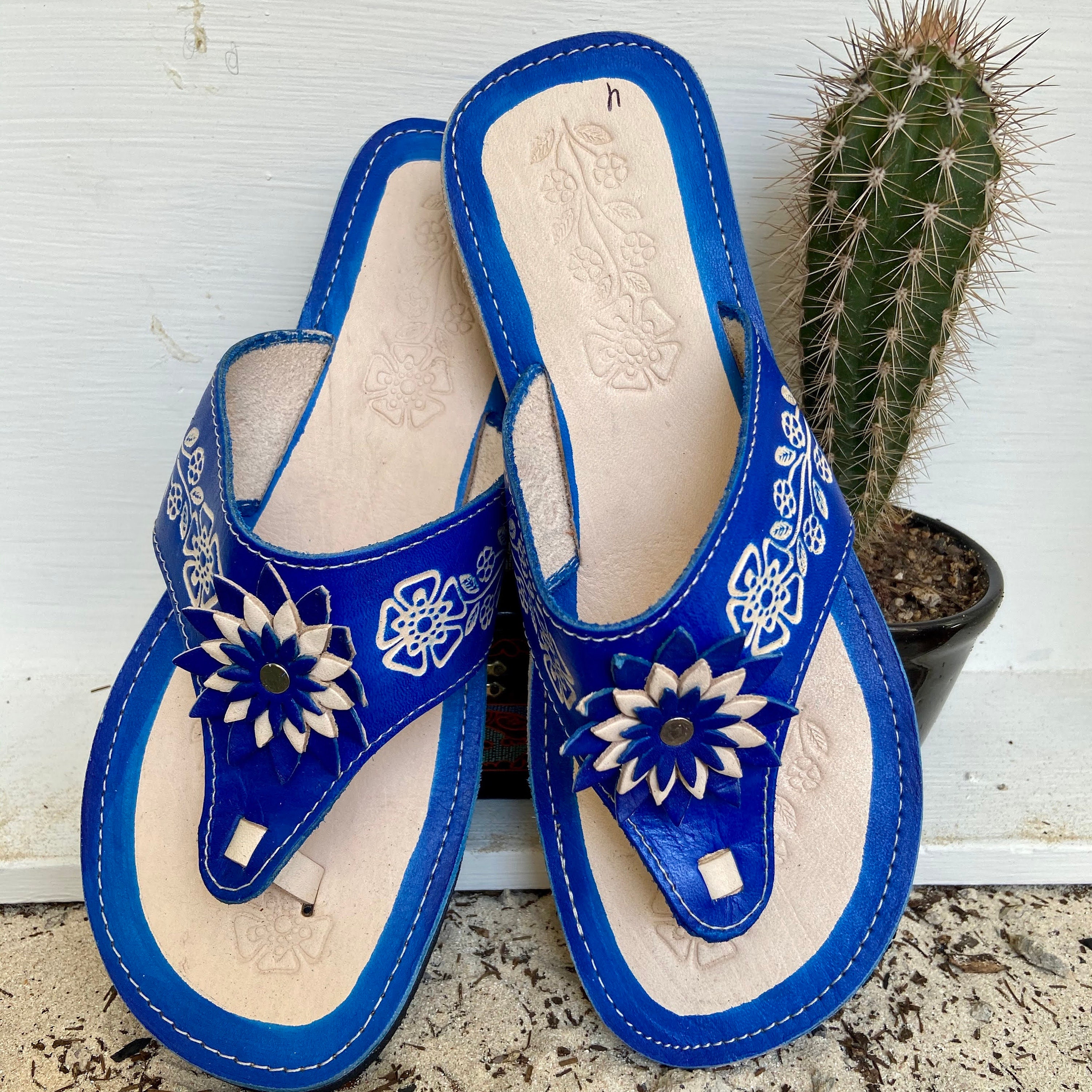 mexican style leather sandals
