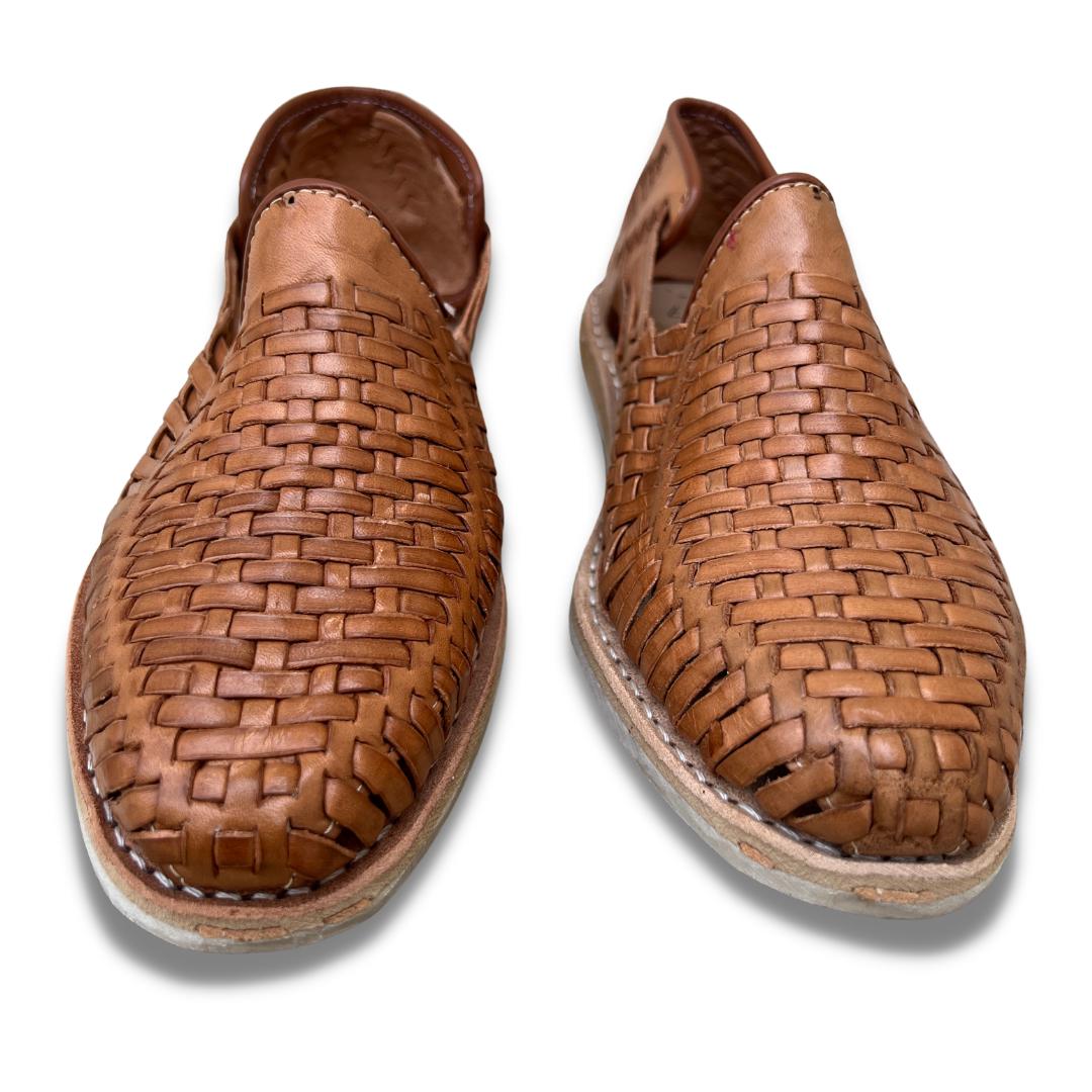 Handwoven Leather Slip-on Shoes – Mexican Huaraches for Men  display picture 3
