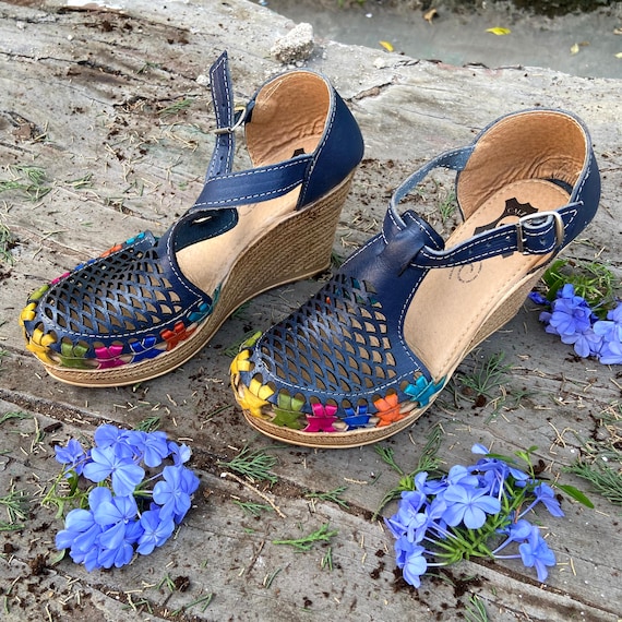 Next navy wedge sandals cheap