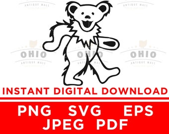 Grateful Dead Svg Etsy