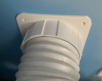6-inch Tube Portable AC Air Conditioner/Fan Exhaust Hose Flange Wall Mount Vent Hook Up Casement Window Solution