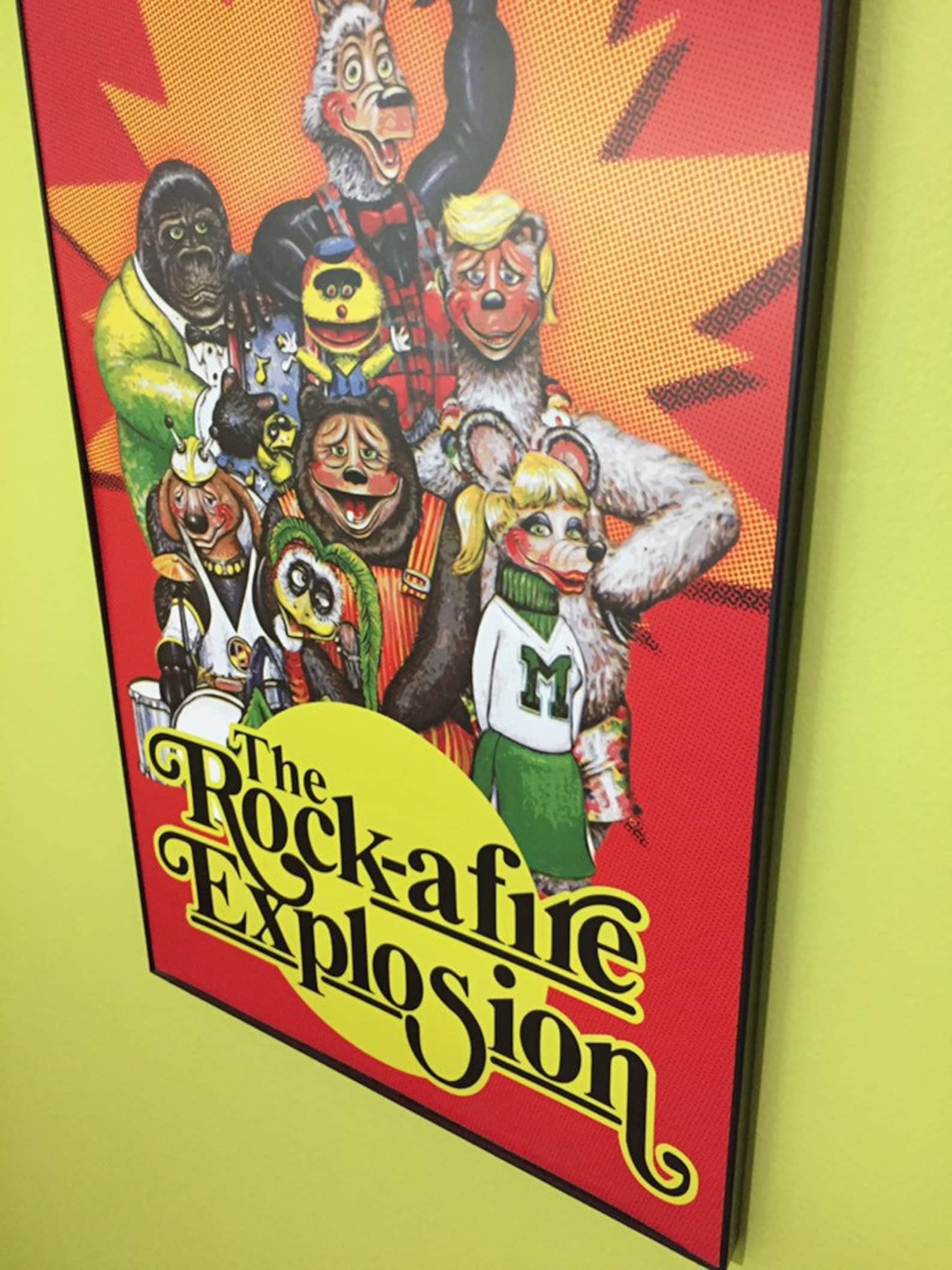 Rockafire Explosion ® Officially Licensed Band Poster 11x17 Etsy