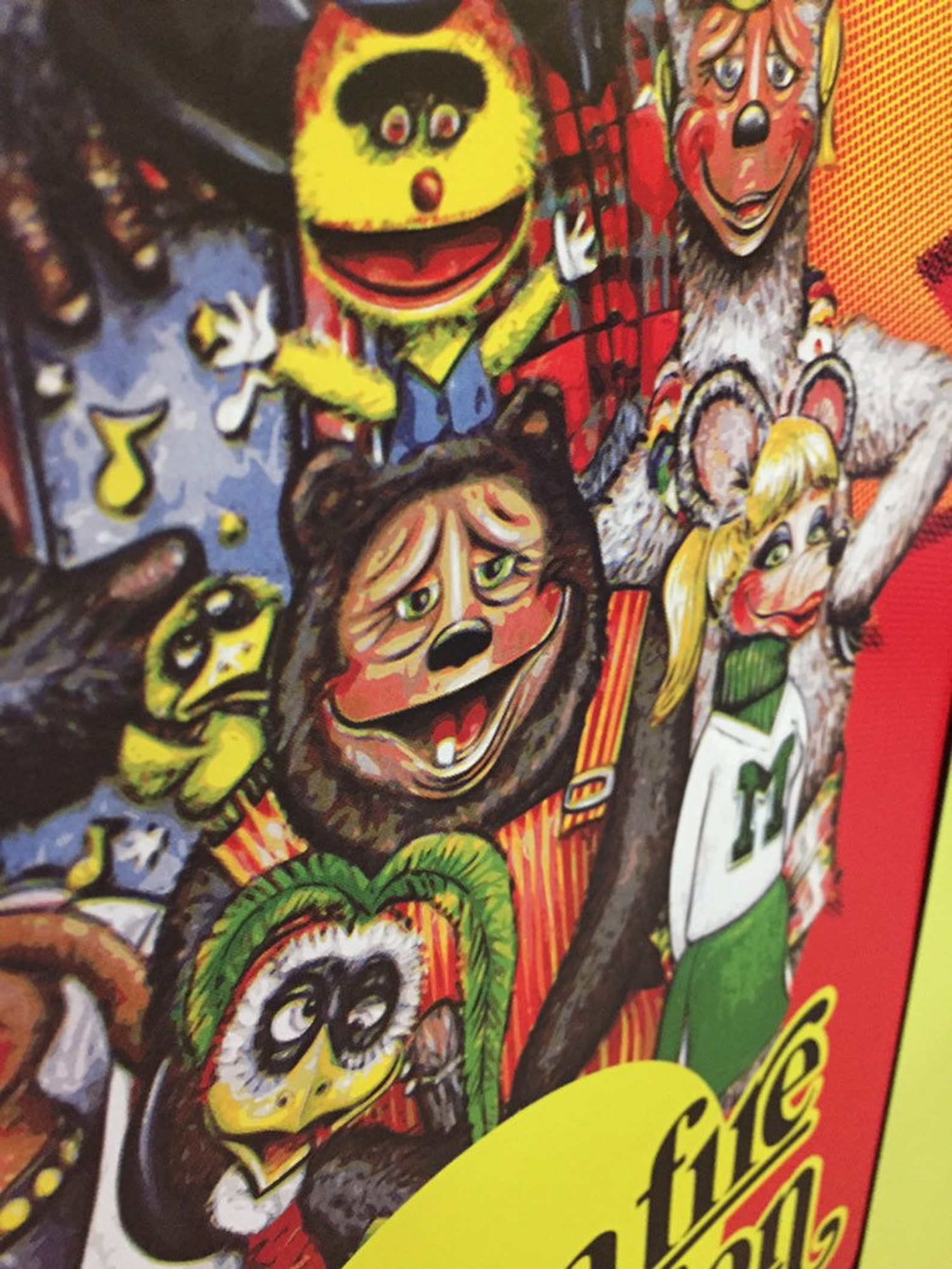 Rock afire Explosion Band Poster 11x17 Fan Art Show Biz Pizza Etsy