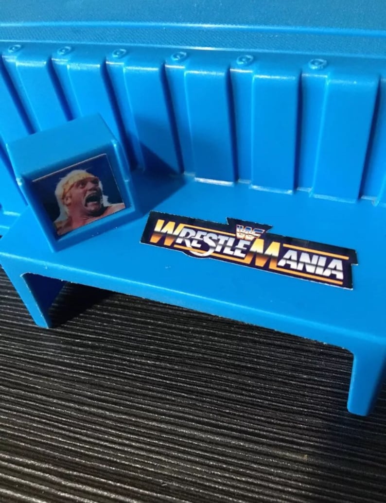 Hasbro WWF WWE Wrestling Ring Decals Stickers Reproduction Etsy