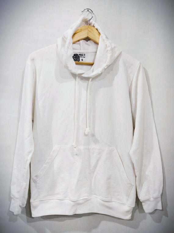 hoodie white plain