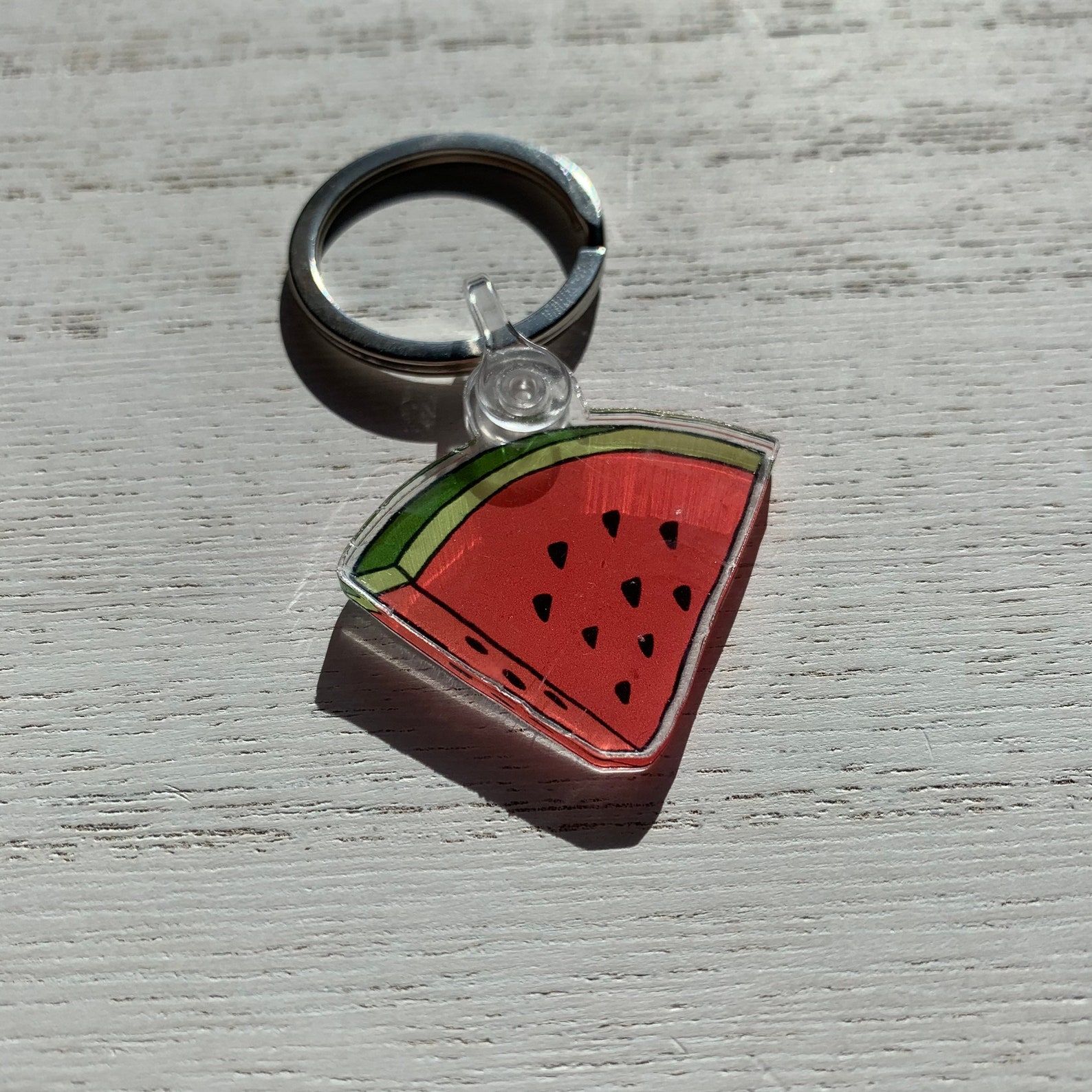 Watermelon Keychain Etsy