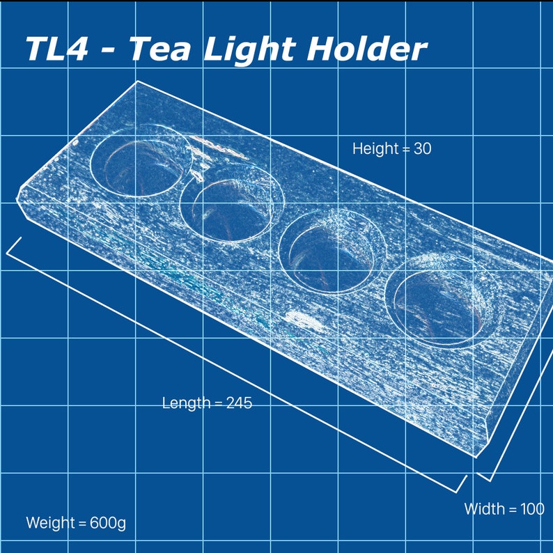TL4 Tea Light Holder - Etsy