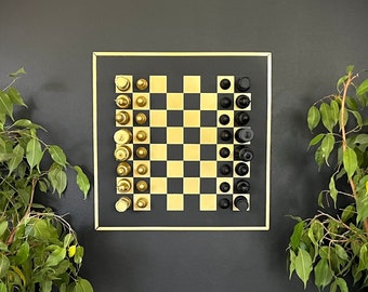 Magnetic Wall Chess Set – Modern Home Decor