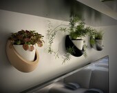 Removable ceramic wall pot