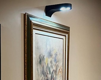 Rechargeable LED Wall Spotlight – Magnetic Removable Lamp, No-Drill Mounting, Touch Dimmer, Warm or Cool Light – USB Cable Included