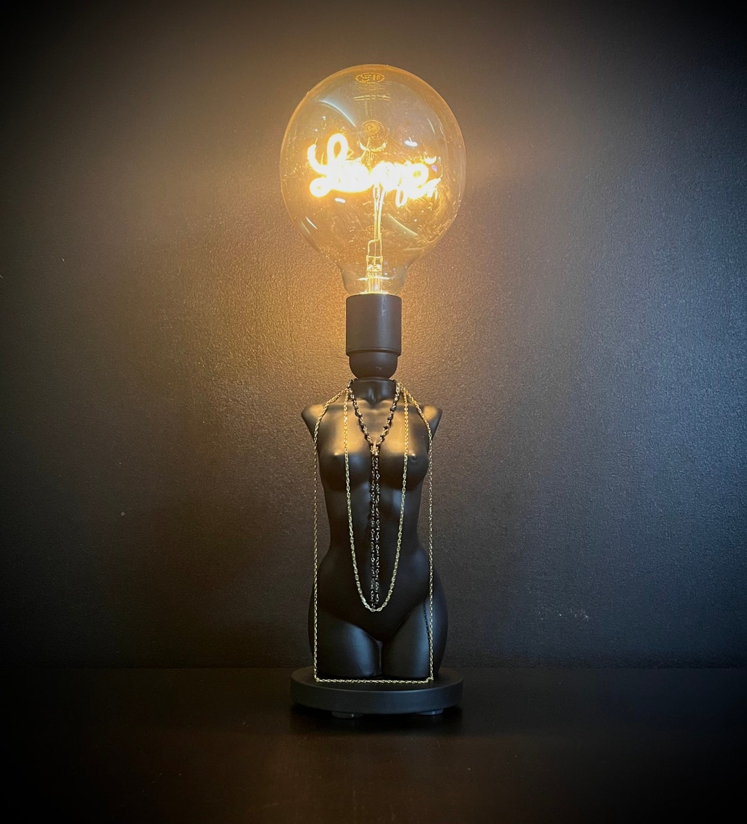 Designer Woman Table Lamp Sexy Table Lamp Color Accent Lamp of Your ...